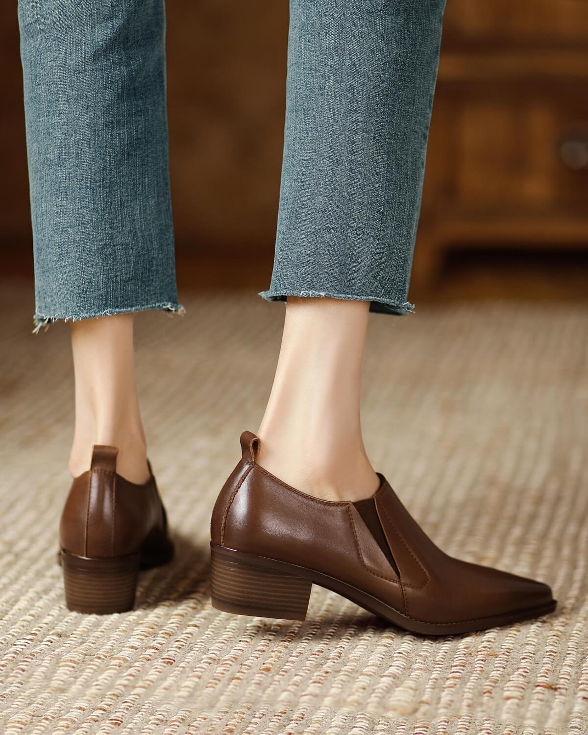 Lim-Brown-Leather-Loafers-Model-1