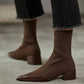 Lynn-Brown-Sock-Boots-Model-1