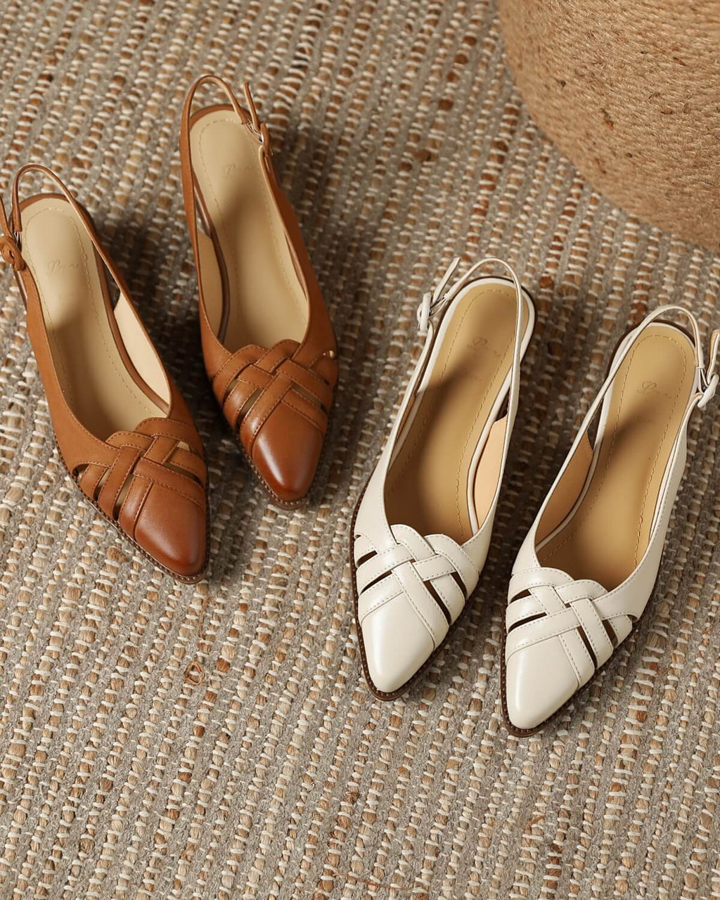 Milar-woven-slingback-pumps-lambskin