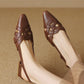 Moda-brown-leather-flat-sandals-model-1
