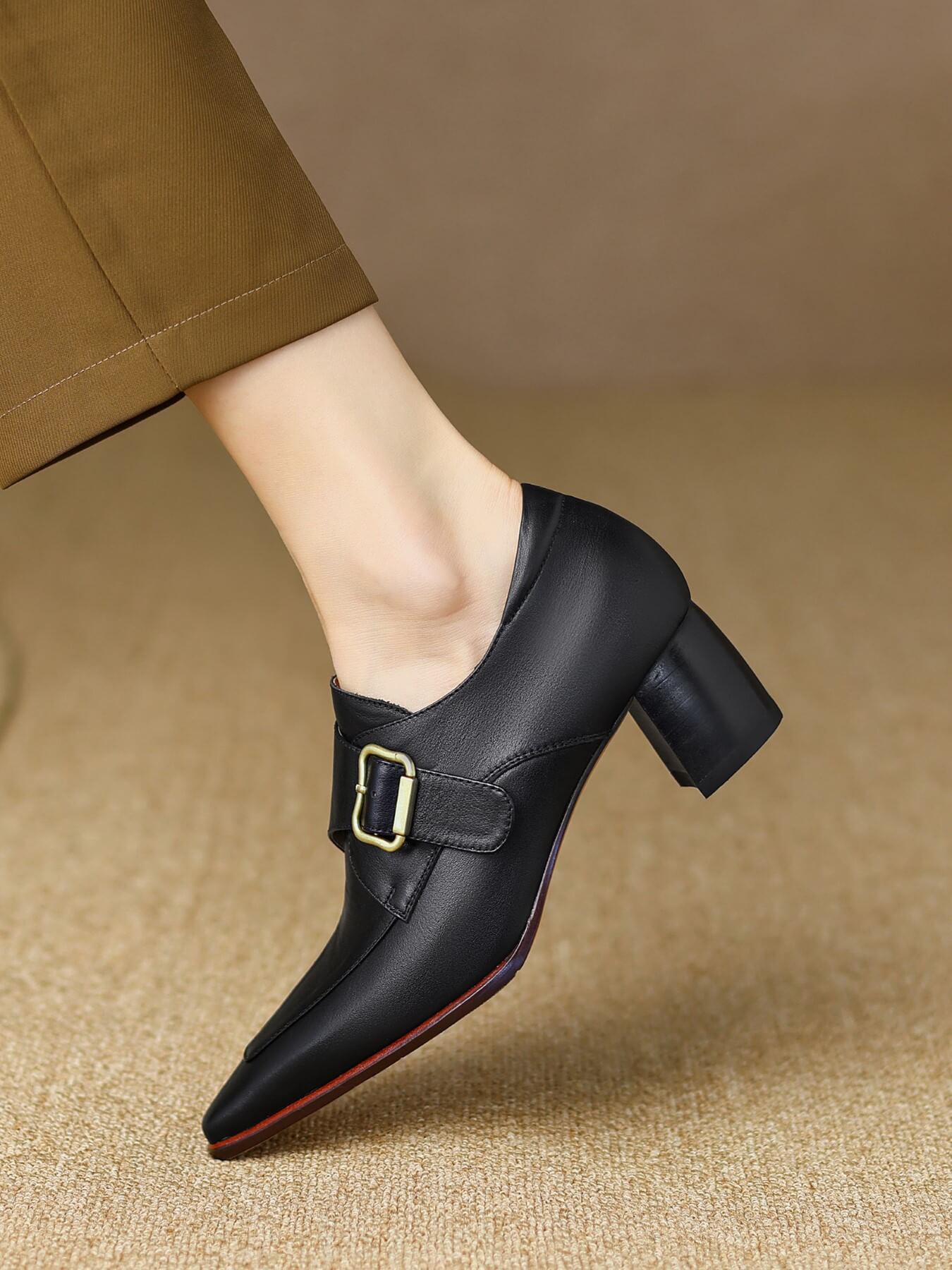 Monk-Black-Leather-Loafers-Model-1
