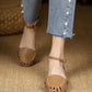 Morn-Tan-Leather-Woven-Flat-Sandals-Model-1
