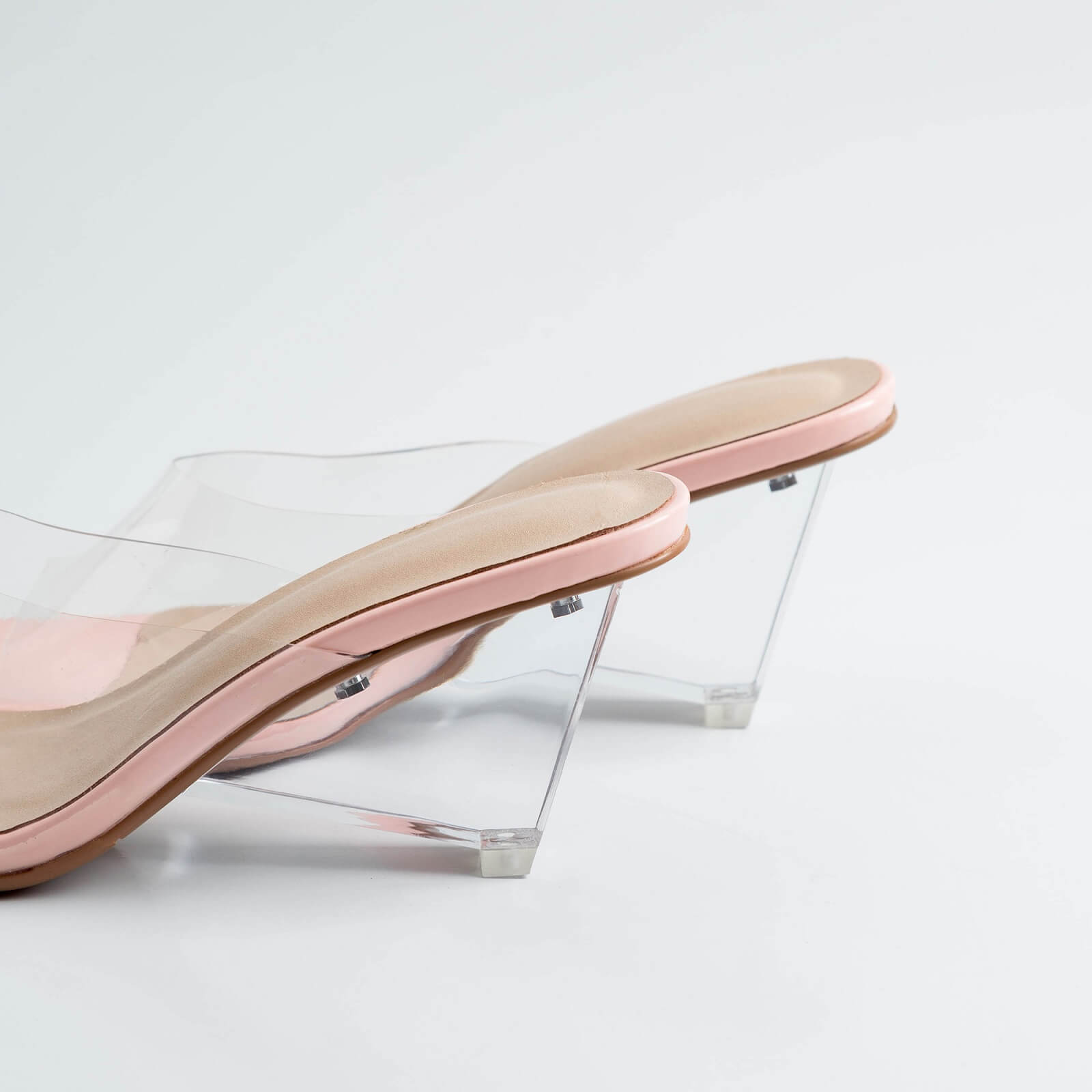 ROLISA-Falo-Square-Toe-Clear-Strap-Transparent-Wedge-Heels-Sandals-Pink-3