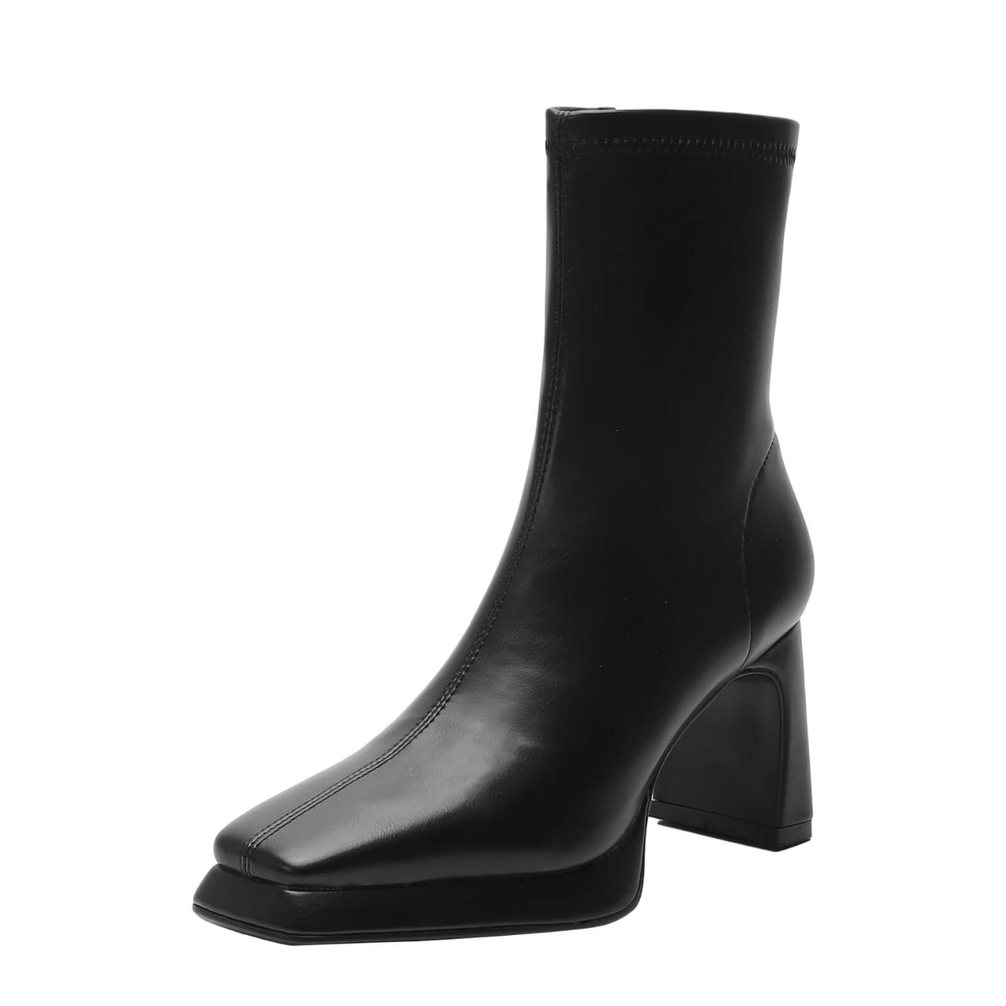 ROLISA-Goma-Square-Toe-Platform-Black-Stretch-Boots