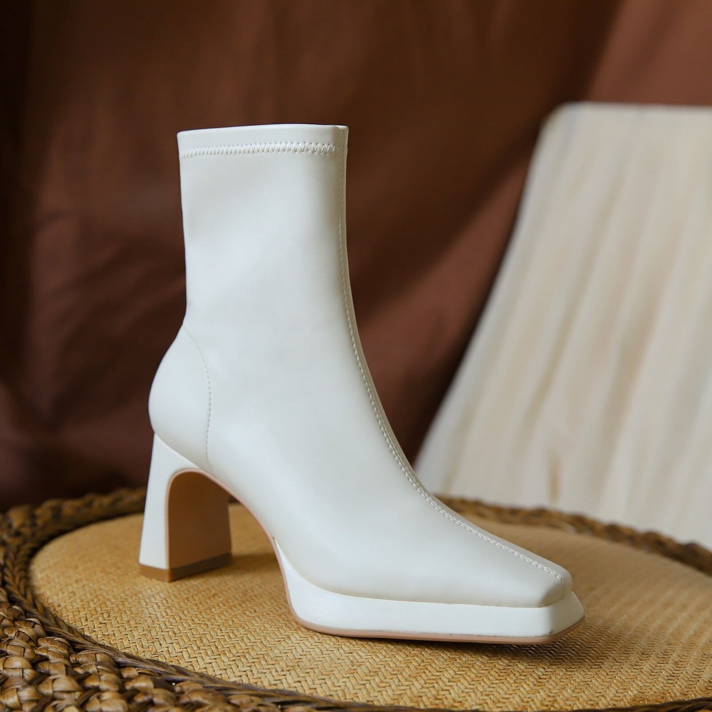 ROLISA-Goma-Square-Toe-Platform-White-Stretch-Boots-1