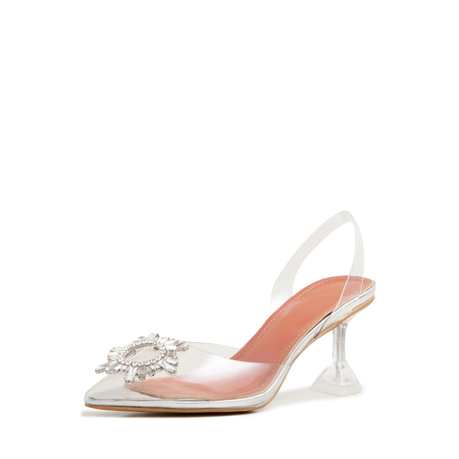 Luma Embellished Clear Heels