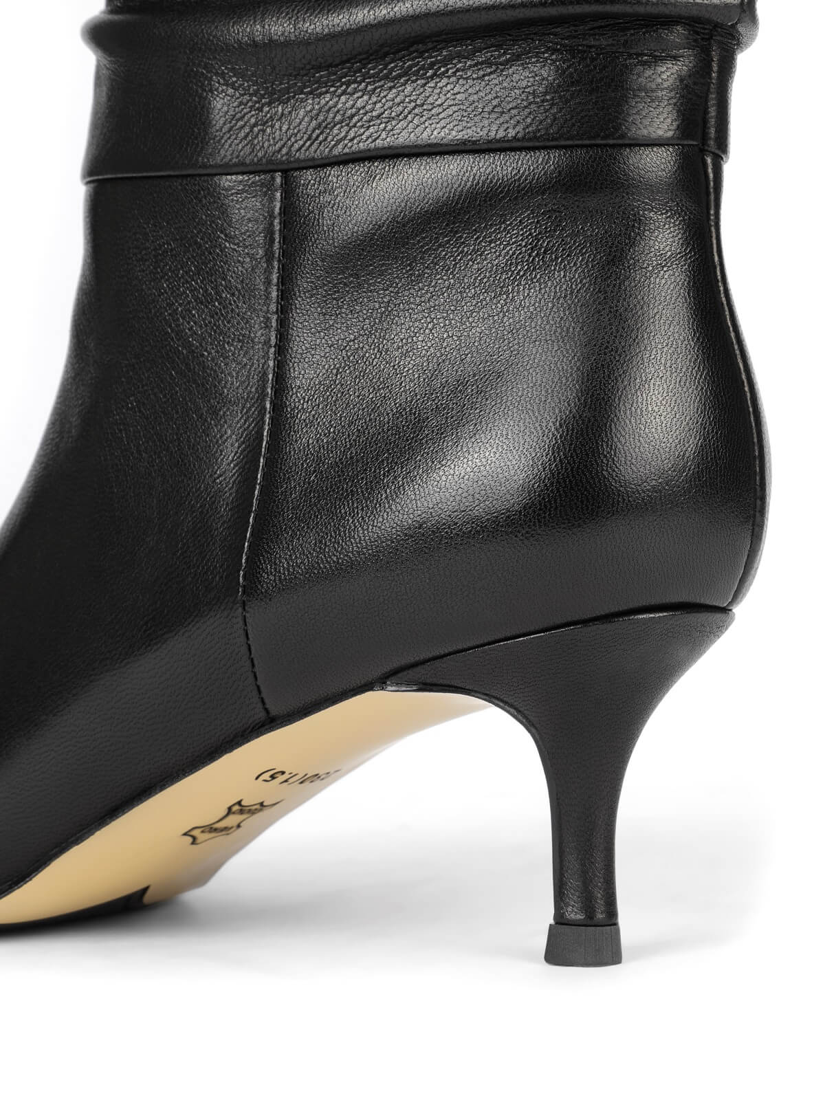 Leather slouch hotsell ankle boots uk