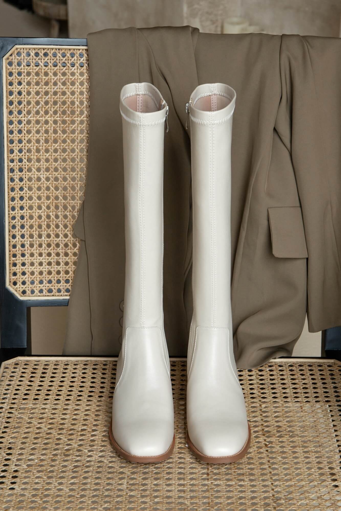 ROLISA-Rica-Low-Heel-Knee-High-White-Boots-1