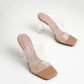 Vina - Clear Block Heels