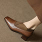 Riana-Brown-Leather-Ankle-Boots-Model-2