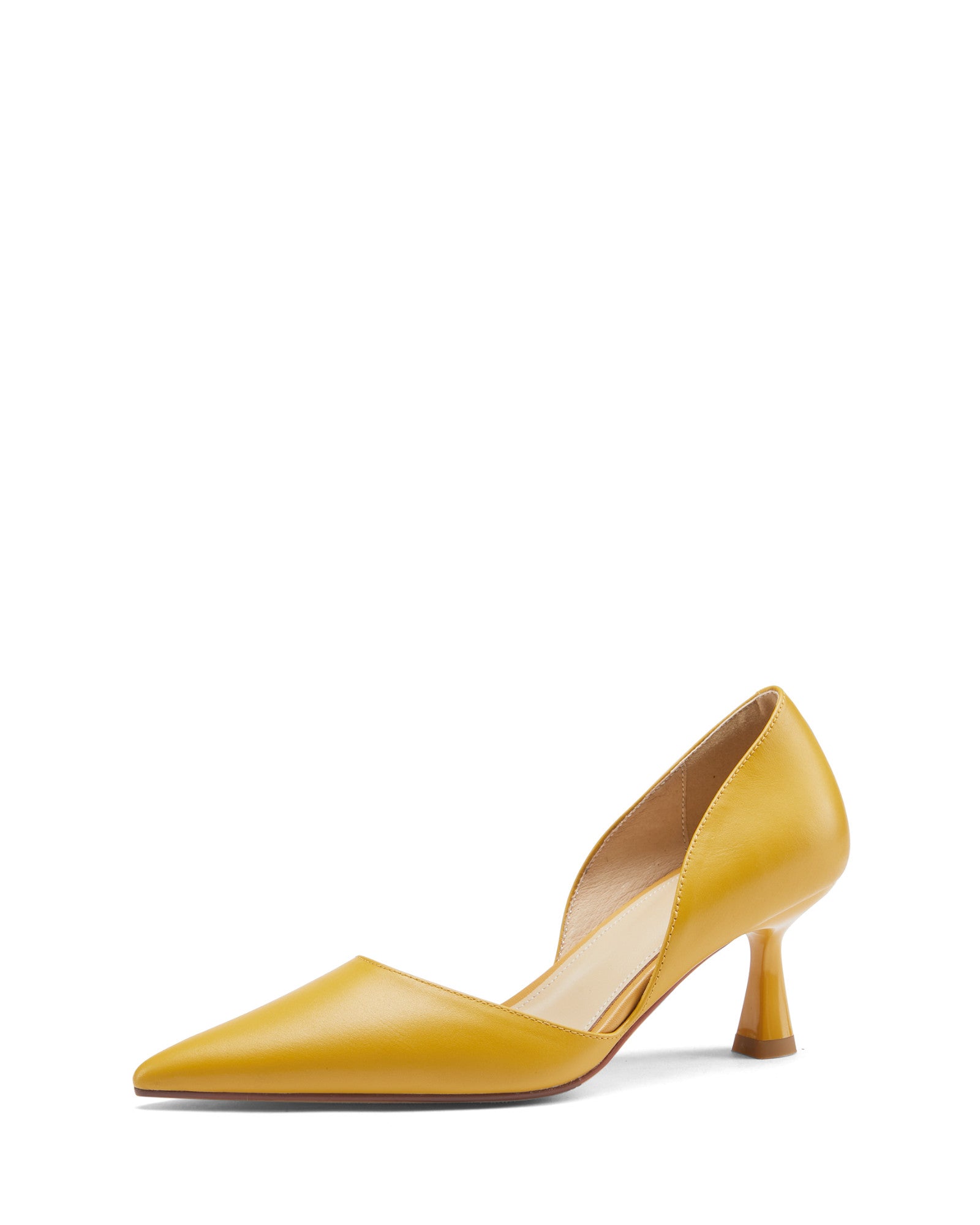 Chrissie Brazil Canary Yellow Heels – Red Hill Collective
