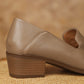 Saff-Ruched-Nude-Leather-Loafers-3
