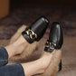 Tusa-Fur-Lined-Black-Loafers-Model-3