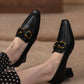 Vala-Black-Leather-Block-Heel-Loafers-Model-1