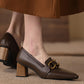 Vala-Brown-Leather-Block-Heel-Loafers-Model-1