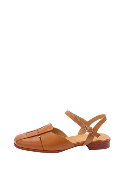 Voda-Tan-Leather-Flat-Sandals